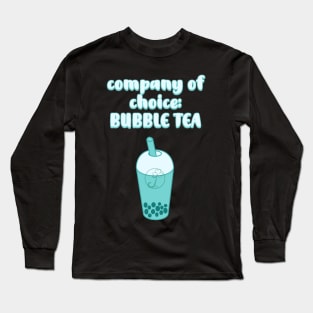 Pastel Goth Company of Bubble Tea Long Sleeve T-Shirt